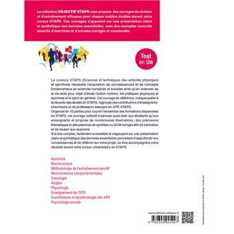 Tout-en-un STAPS - Licence STAPS - 2e édition