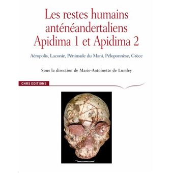 Les restes humains anténéandertaliens Apidima 1 et Apidima 2