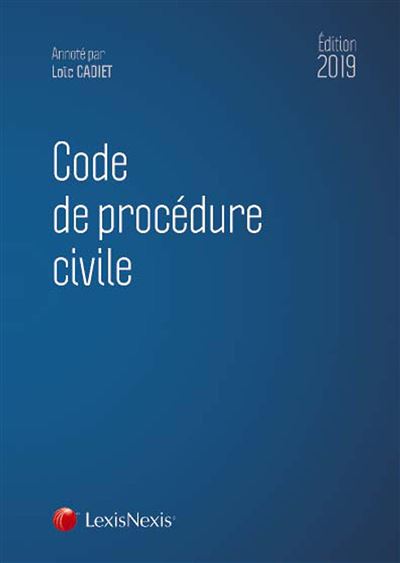 Code de procedure civile 2019