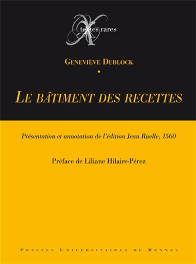 Le bâtiment des recettes