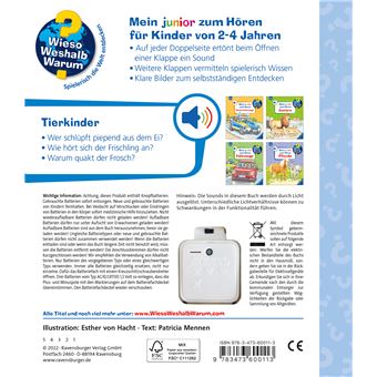 WIESO? WESHALB? WARUM? MEIN JUNIOR ZUM HÖREN: TIERKINDER - B