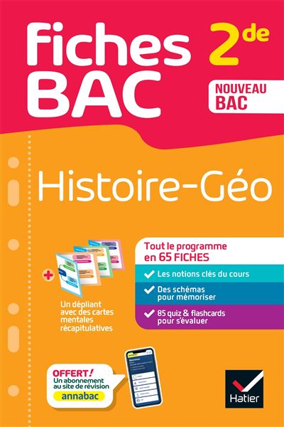Fiches Bac Histoire Géographie 2nde