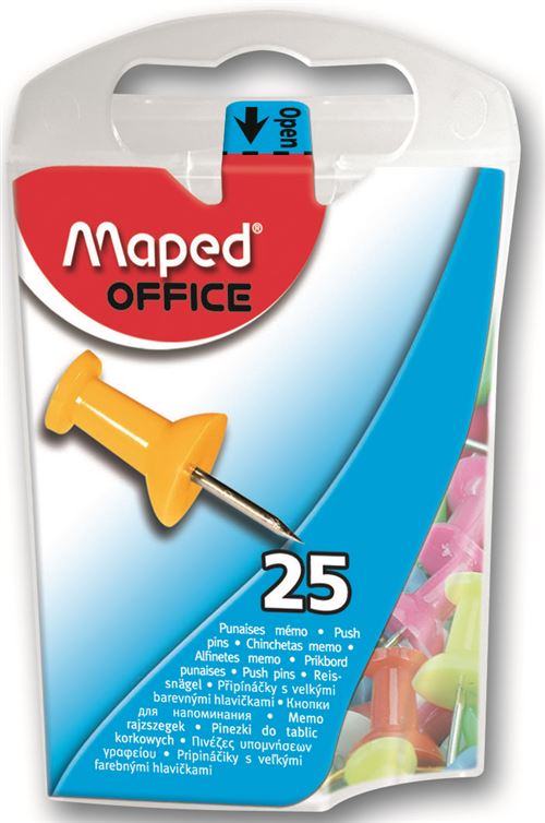 MAPED BTE 25 PUNAISE MEMO