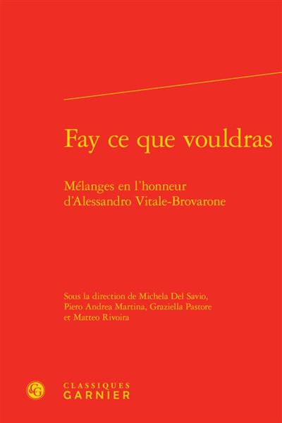 Fay ce que vouldras