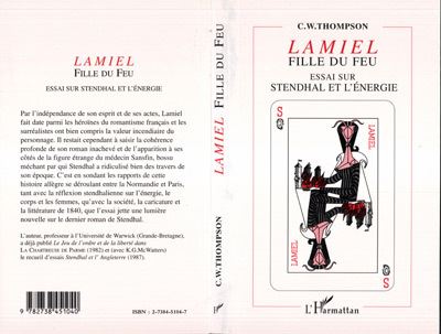 Lamiel fille du feu:essai sur stendhal et l'energie