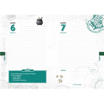 Agenda harry potter 2022-2023