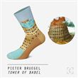 Chaussettes Curator Socks Pieter Bruegel Tower Of Babel