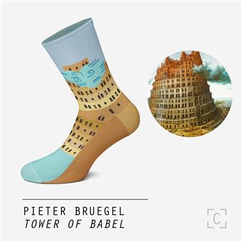 Chaussettes Curator Socks Pieter Bruegel Tower Of Babel