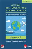 Gestion des operations import-export - e