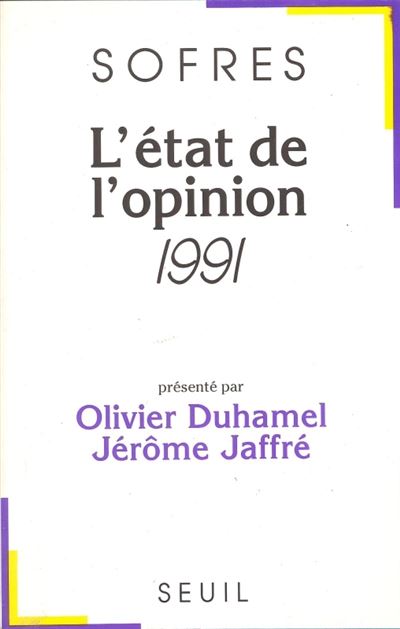 Etat de l'opinion 1991