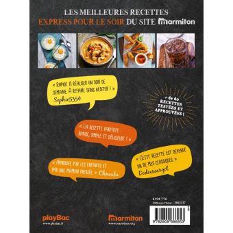 Marmiton Top Chrono pour ce soir ! Les recettes incontournables