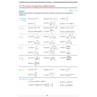 Mathématiques Tle