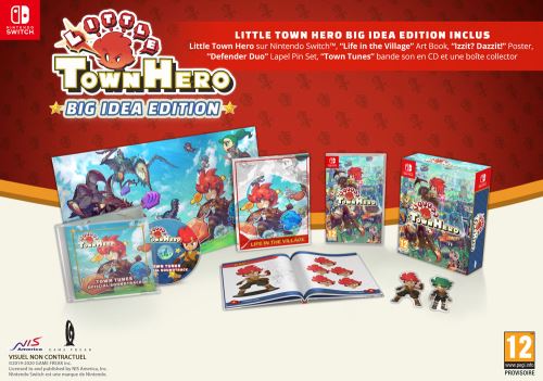 Pochette avant du jeu Little Town Hero Big Idea Edition Nintendo Switch