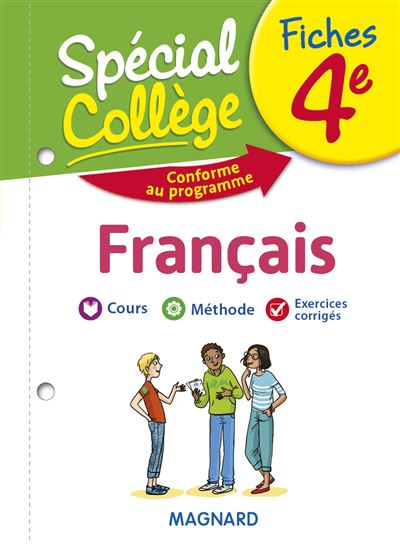Spécial Collège Fiches Français 4e - Josepha Faber Boitel - broché