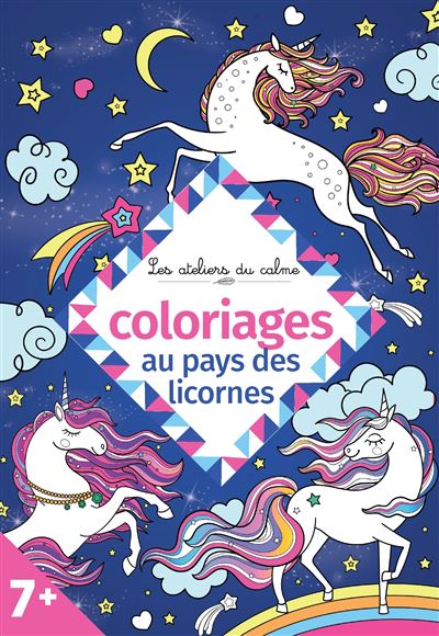 Coloriages au pays des licornes - Amandine Notaert - broché
