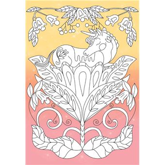 Coloriages au pays des licornes