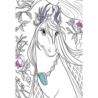 Coloriages au pays des licornes