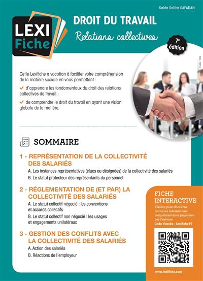 Droit du travail, relations collectives