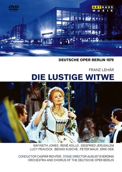 Lehár : La Veuve Joyeuse - Deutsche Oper Berlin 1979 DVD