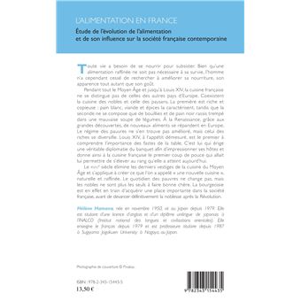 L'alimentation en France