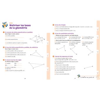 Maîtriser les bases de la géométrie 6e, 5e - Chouette, Je réussis !