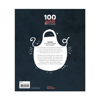 100 plats prêts à l'avance