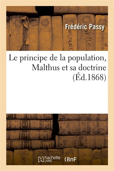 Le principe de la population, malthus et sa doctrine