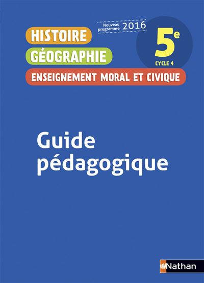 Histoire, géographie, enseignement moral et civique 5ème