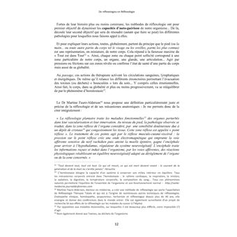De réflexologies en REFLEXOLOGIE