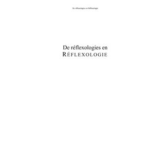 De réflexologies en REFLEXOLOGIE