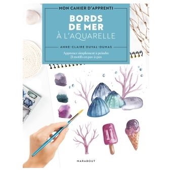 Bords de mer à l'aquarelle
