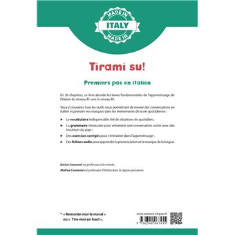 Tirami su ! - Premiers pas en italien - A1/A2 vers B1