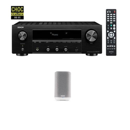 Amplificateur Denon DRA-800H Black + Enceinte sans fil Denon Home 150 Blanc