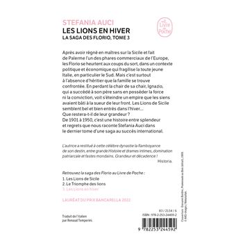 Les Lions en hiver (Les Florio, Tome 3)