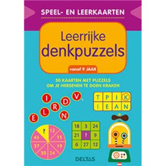 Speel- En Leerkaarten - 50 Kaarten Met Puzzels Om Je Hersenen Te Laten ...