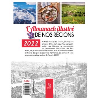 L'almanach illustré de nos régions 2022