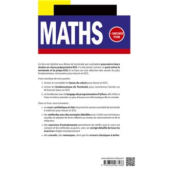 Mathématiques - Réviser et consolider les bases de Terminale pour réussir la 1re année d'ECG