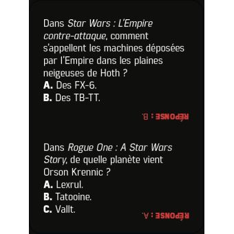 Boite quiz - Star Wars