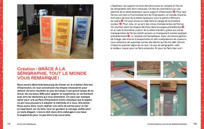 Faites forte impression de la gravure a la serigraphie