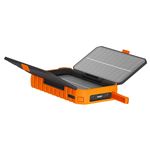 xtorm Xtreme XR203 - Chargeur solaire - robuste - Li-Ion - 10000 mAh - 37 Wh - 20 Watt - PD, QC 3.0 - 3 connecteurs de sortie (USB-C (PD), 4 pin USB Type A (QC 3.0), 24 pin USB-C) - sur le câble : USB-C - orange