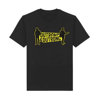 T-Shirt Jacques Dutronc et Dutronc Couleur noire Print jaune