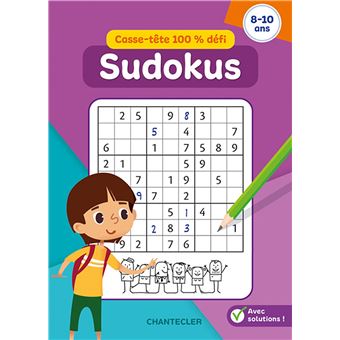 Casse-tête 100% défi (8-10 a.) - Sudokus