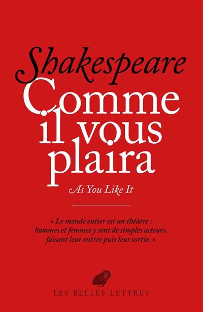 Comme il vous plaira / As you like it - William Shakespeare - broché