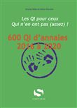600 QI d'annales de 2016 à 2020