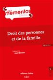 Droit des personnes, de la famille et des incapacités 12ed