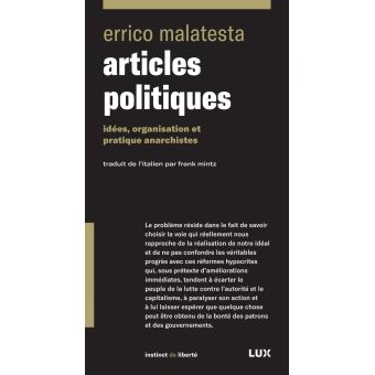 Articles politiques