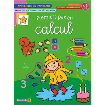 Premiers pas en calcul - Apprendre en s'amusant (4-5 ans). Autocollants récompense