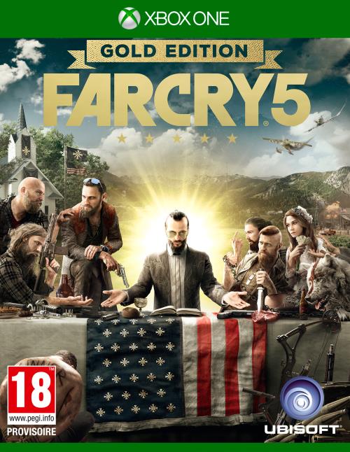 Pochette avant du jeu Far Cry 5 Edition Gold Xbox One