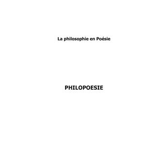 Philopoésie
