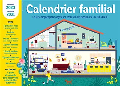 Marianne Doubrère - Le grand calendrier familial : de septembre 2020 à  décembre 2021